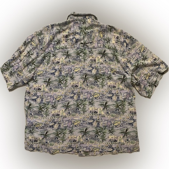 Bermuda Bay button up shirt, size L, good condition, smoke free home - Picture 2 of 4